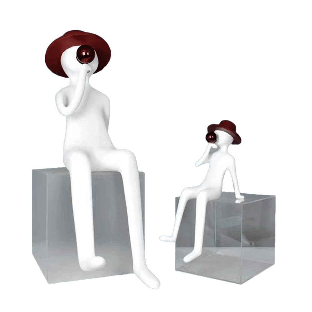 LUXURES RED HAT BOY FIGURE ALS001 WHITE