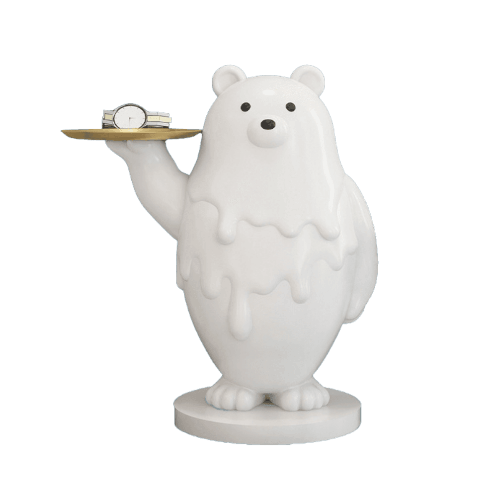 LUXURES CREATIVE POLAR BEAR W/ TRAY ALS009