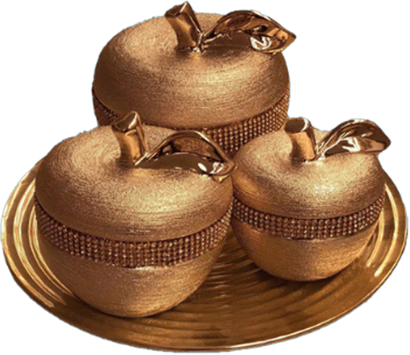 LUXURES DECORATIVE SET YIJIA002 GLDPLATD