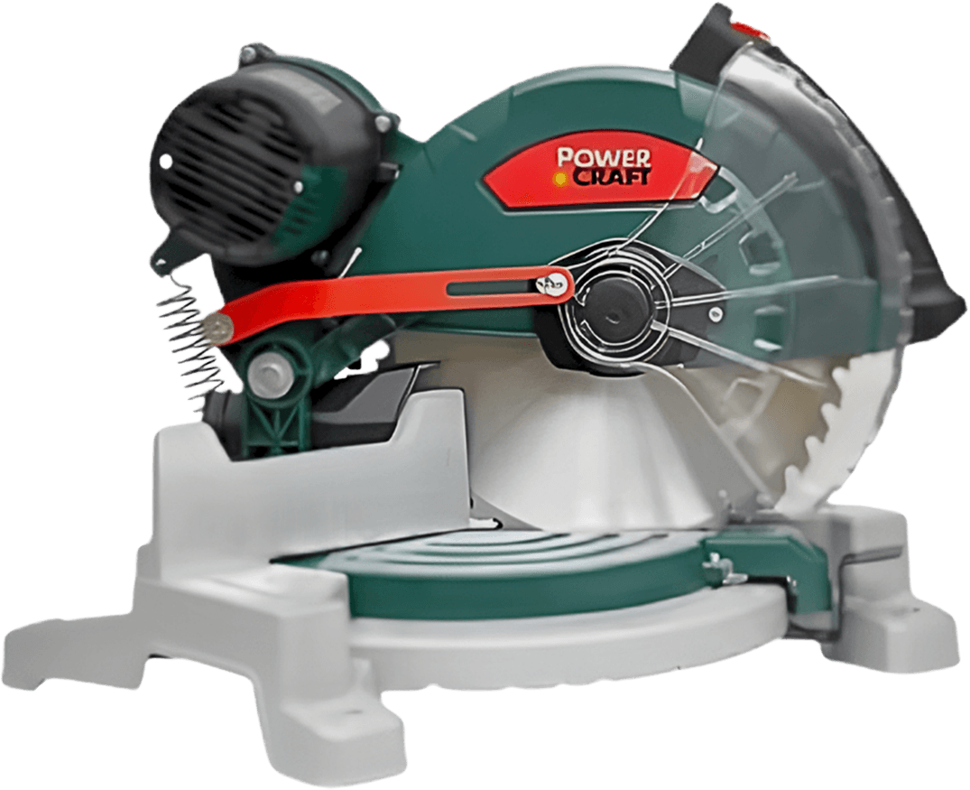 POWERCRAFT AC MITER SAW BELT DRIVEN PMS 18-255 BE+2 WOOD CSB PCCS250-100E 1800W
