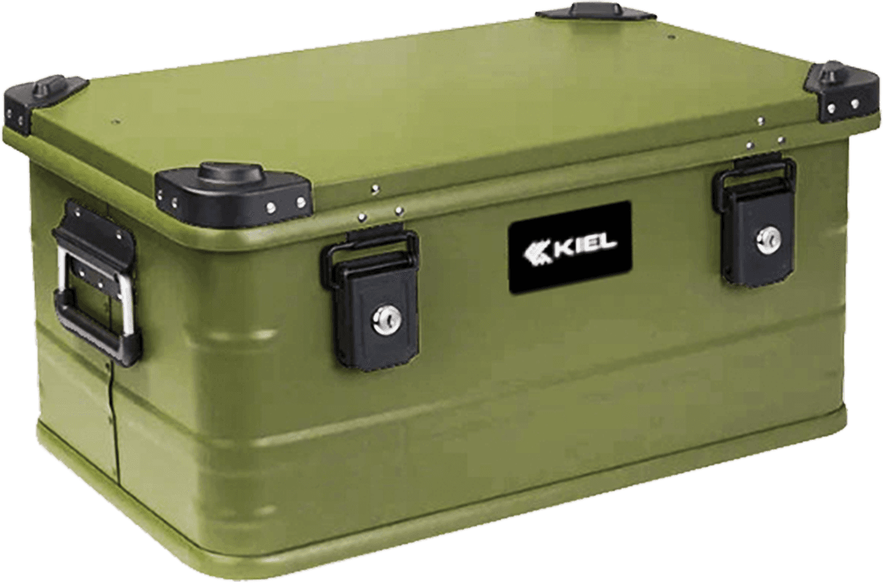 KIEL ALUMINUM CASE RC4H ARMY GRN MEDIUM