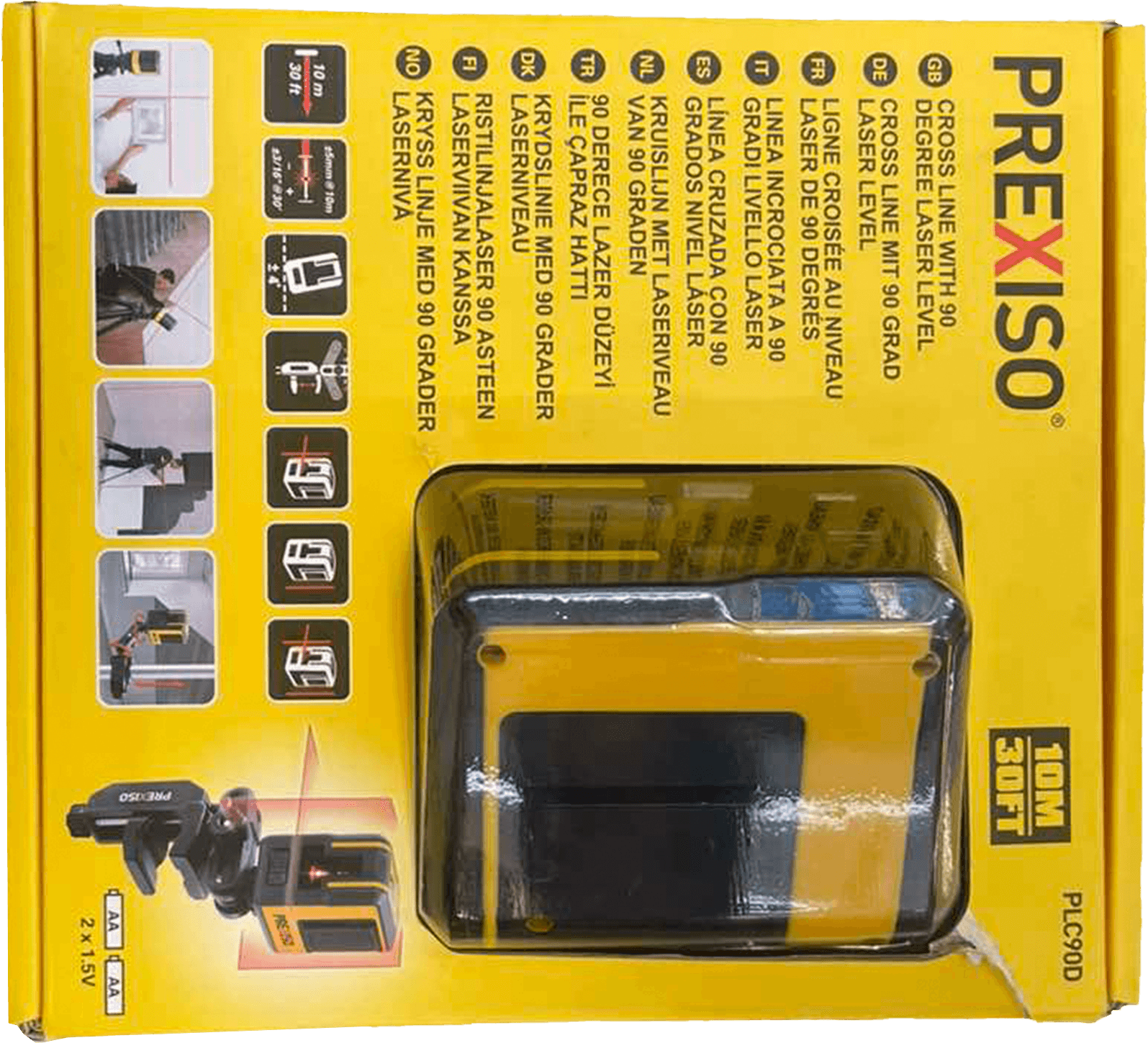 PREXISO CROSS LINE W/ 90 LASER LEVEL PLC90D
