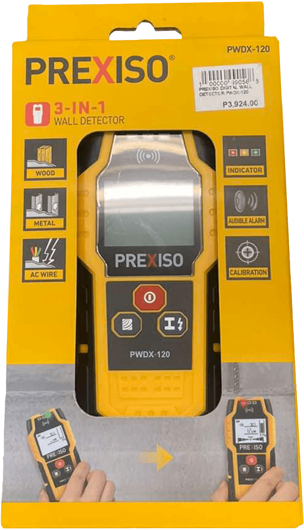 PREXISO DIGITAL WALL DETECTOR PWDX-120