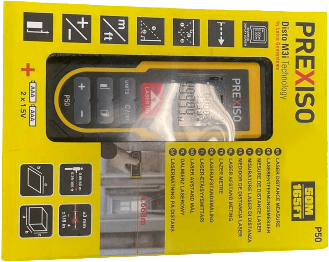 PREXISO LASER DISTANCE MEASURE P50