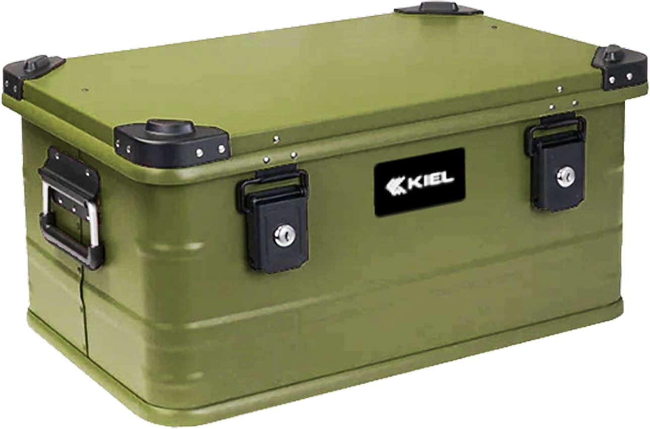 KIEL ALUMINUM CASE RC2H ARMY GRN LARGE