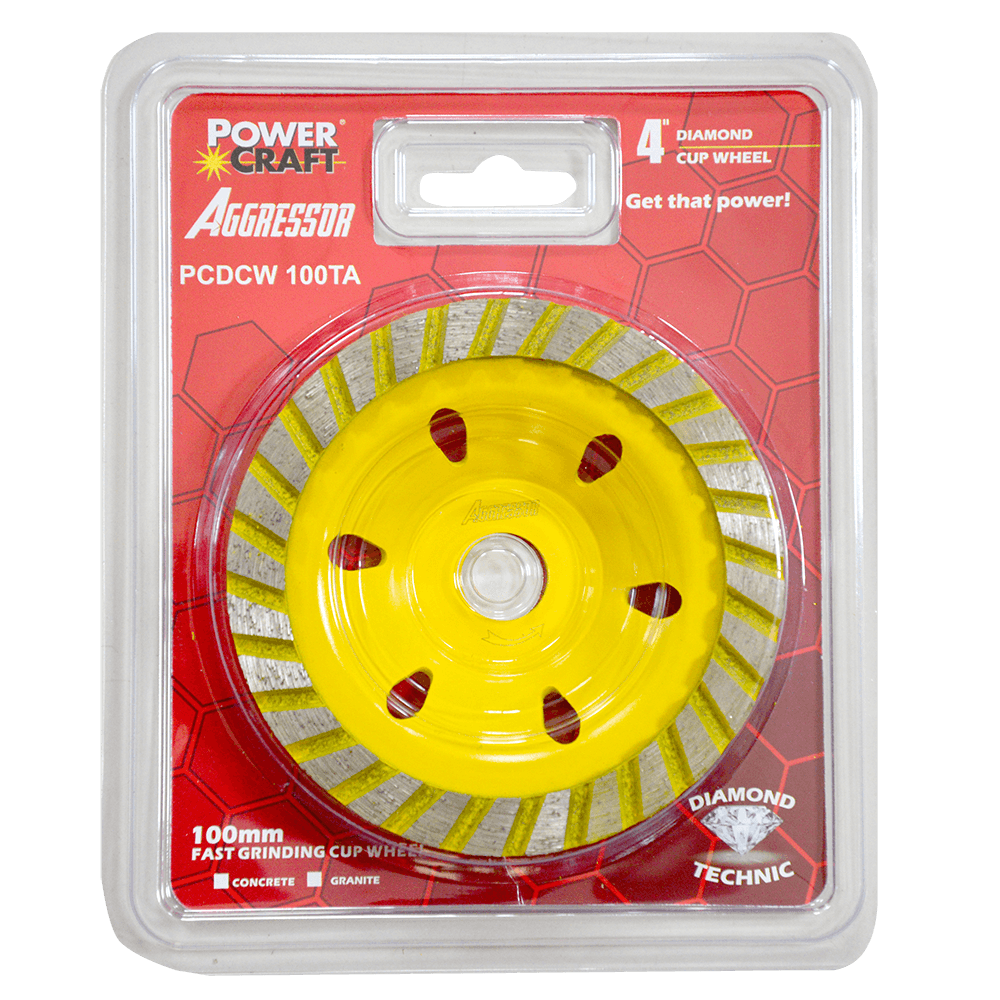 POWERCRAFT DIAMOND CUP GRINDING WHEEL PCDCW 100T